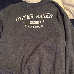 Outer Banks OBX Men's Crewneck Sweater - Charcoal